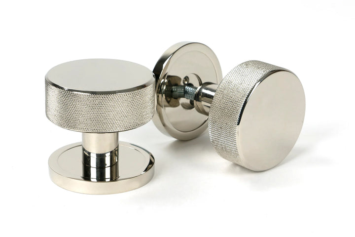From the Anvil Brompton Mortice/Rim Knob Set with Plain Rose - itfitz
