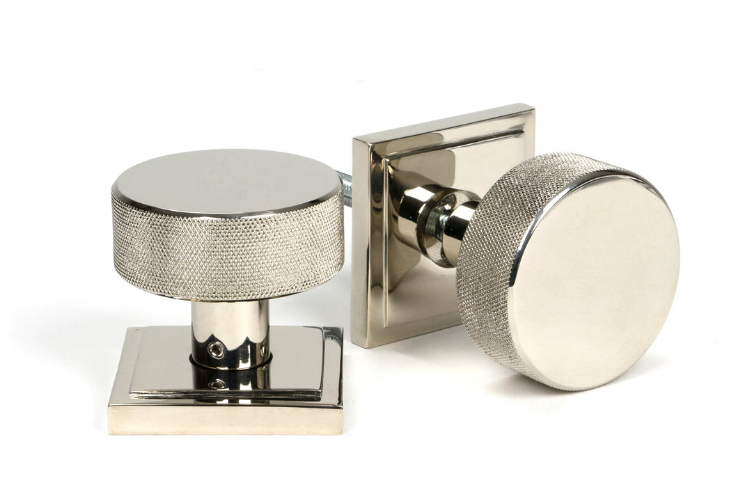 From the Anvil Brompton Mortice/Rim Knob Set with Square Rose - itfitz
