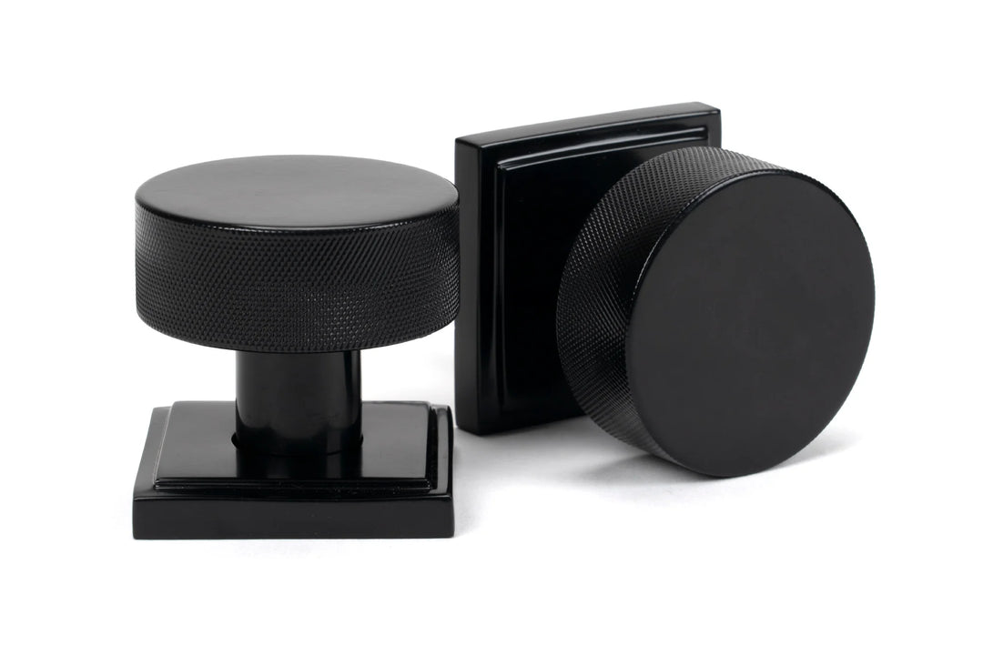 From the Anvil Brompton Mortice/Rim Knob Set with Square Rose - itfitz