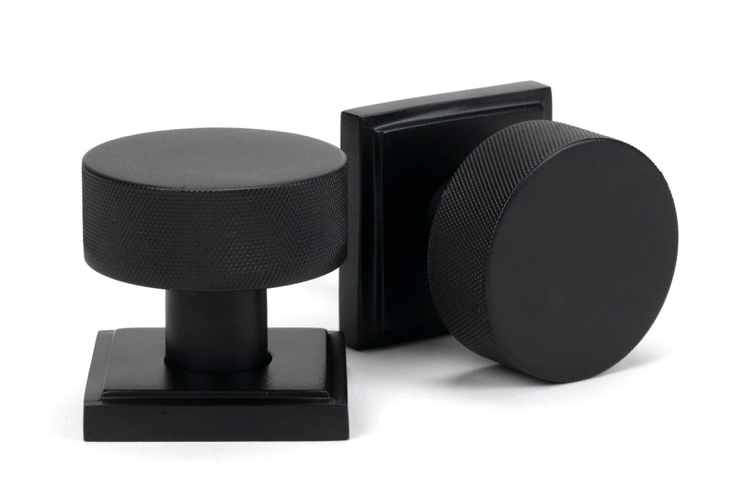 From the Anvil Brompton Mortice/Rim Knob Set with Square Rose - itfitz