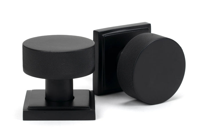 From the Anvil Brompton Mortice/Rim Knob Set with Square Rose - itfitz