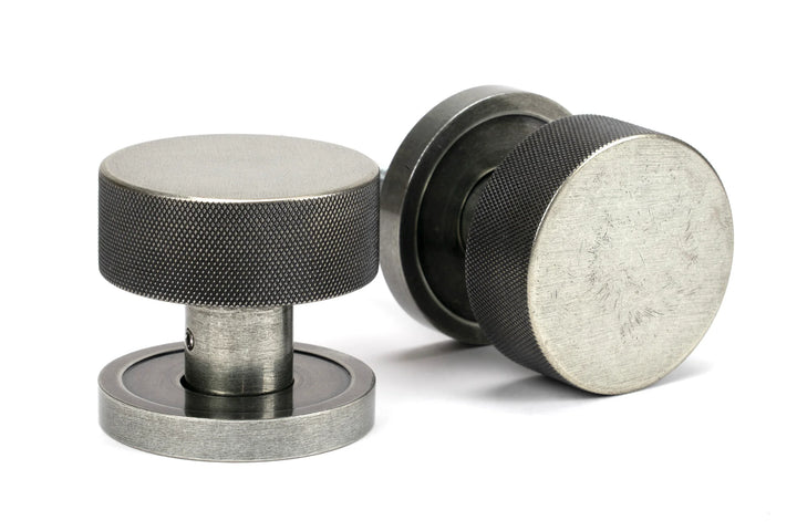 From the Anvil Brompton Mortice/Rim Knob Set with Plain Rose - itfitz