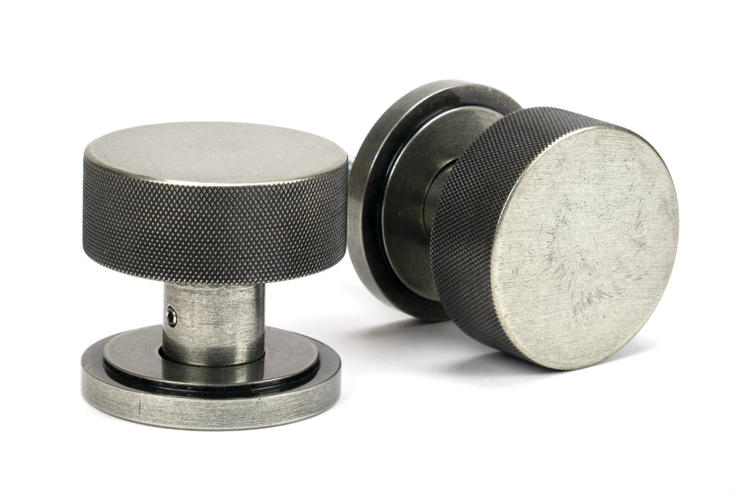 From the Anvil Brompton Mortice/Rim Knob Set with Art Deco Rose - itfitz