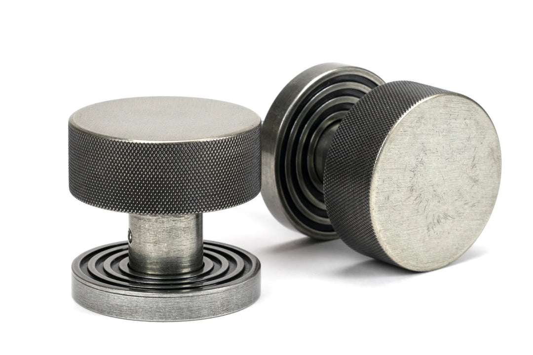 From the Anvil Brompton Mortice/Rim Knob Set with Beehive Rose - itfitz