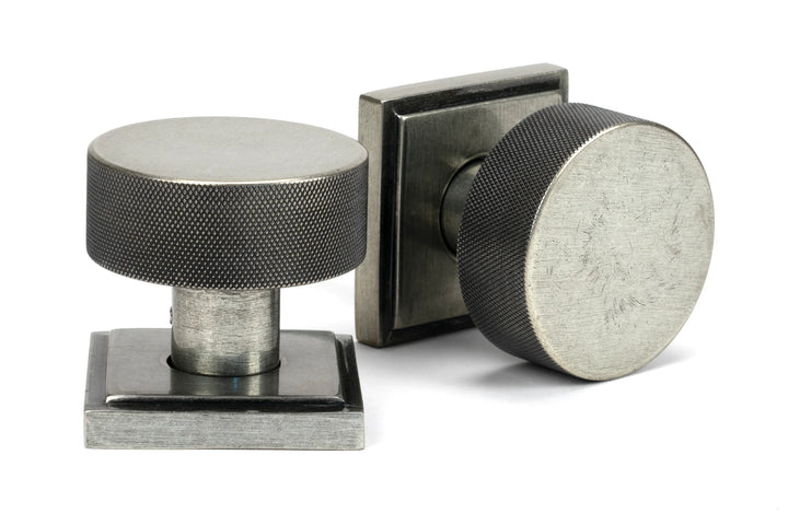 From the Anvil Brompton Mortice/Rim Knob Set with Square Rose - itfitz
