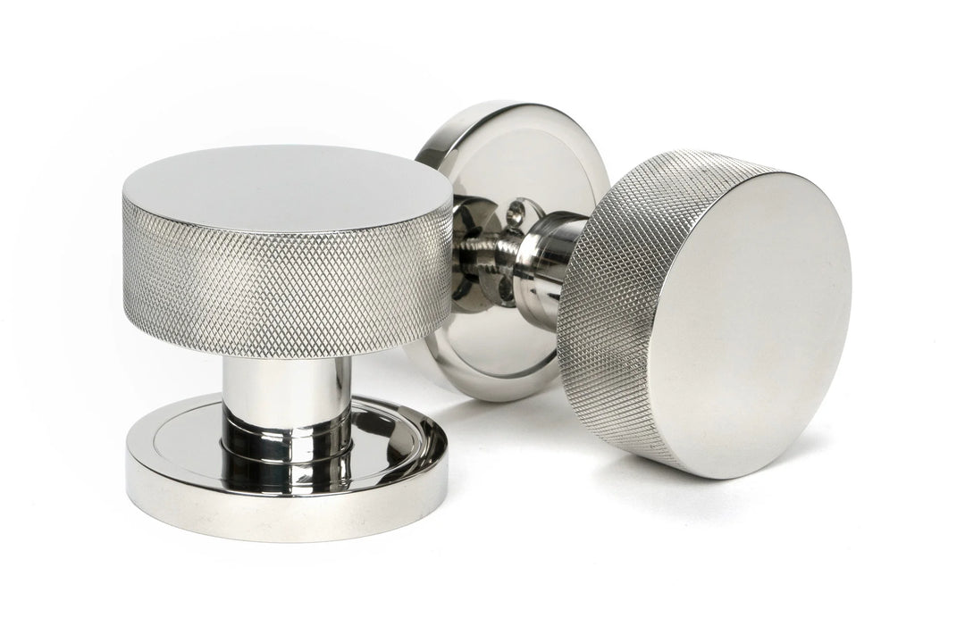 From the Anvil Brompton Mortice/Rim Knob Set with Plain Rose - itfitz