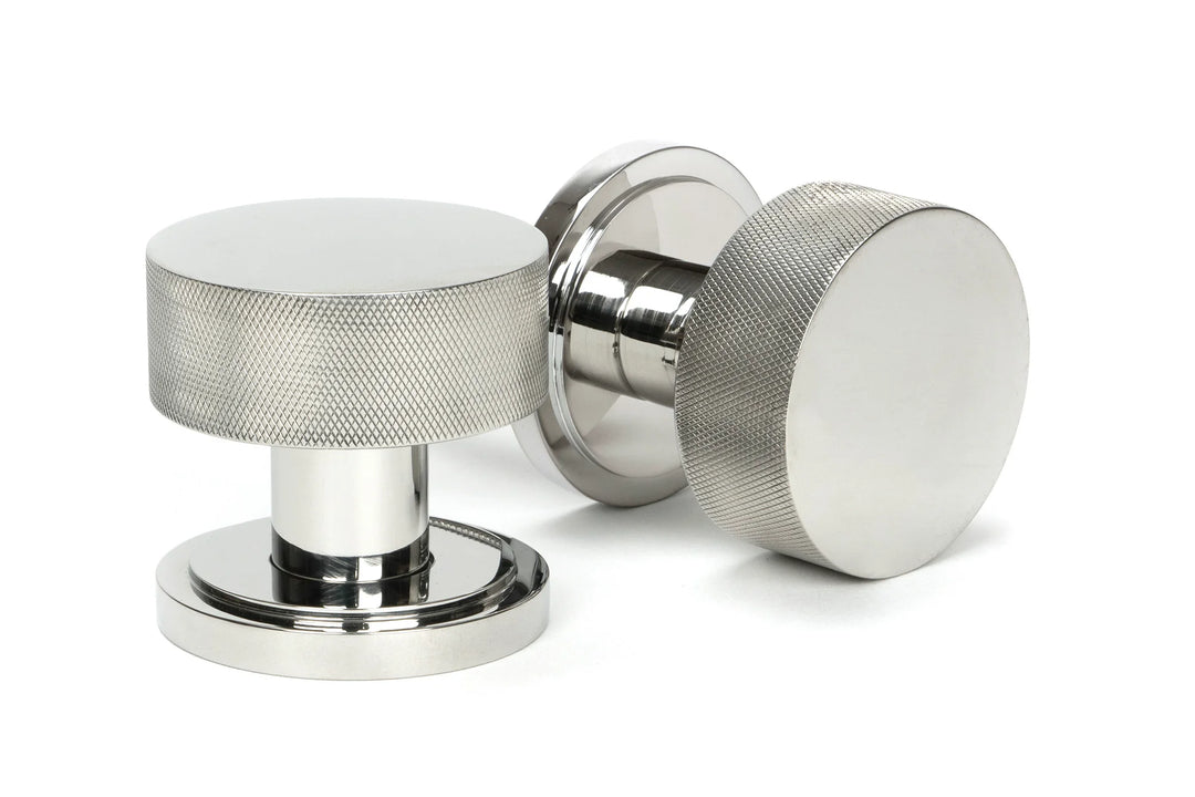 From the Anvil Brompton Mortice/Rim Knob Set with Art Deco Rose - itfitz