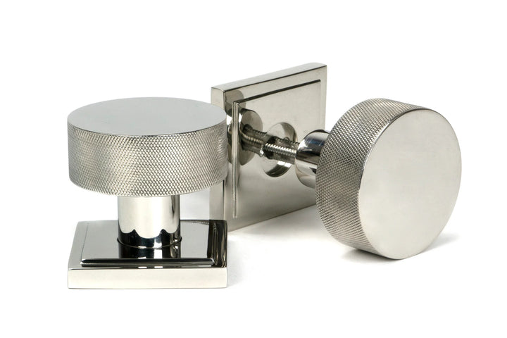 From the Anvil Brompton Mortice/Rim Knob Set with Square Rose - itfitz