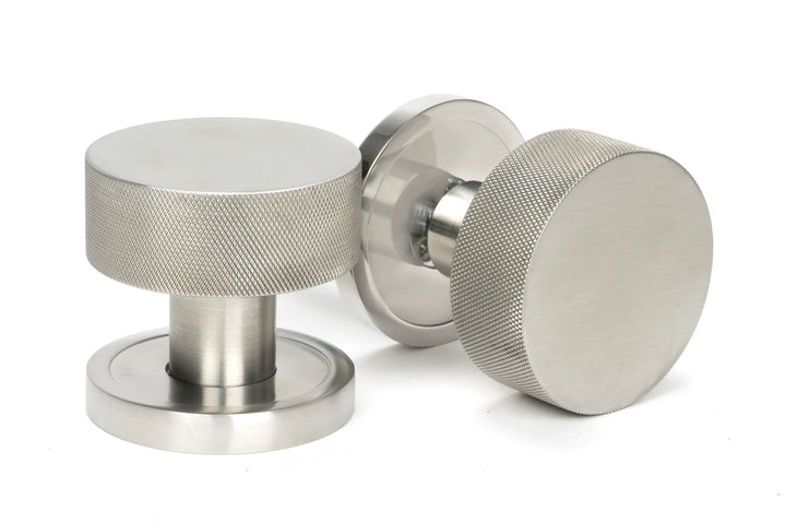 From the Anvil Brompton Mortice/Rim Knob Set with Plain Rose - itfitz
