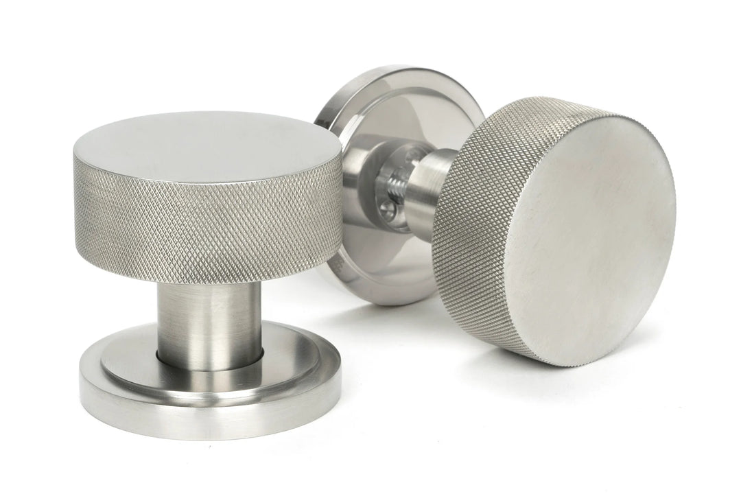 From the Anvil Brompton Mortice/Rim Knob Set with Art Deco Rose - itfitz
