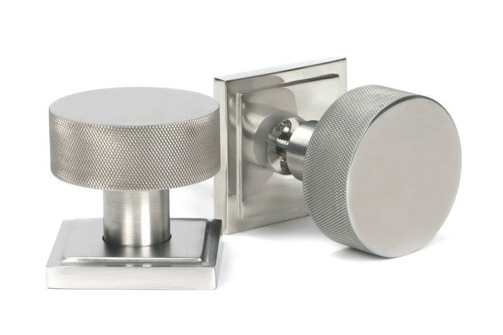 From the Anvil Brompton Mortice/Rim Knob Set with Square Rose - itfitz