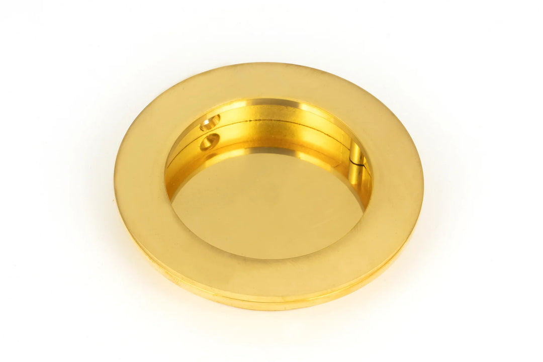 From the Anvil Plain Round Flush Pull - 75mm - itfitz