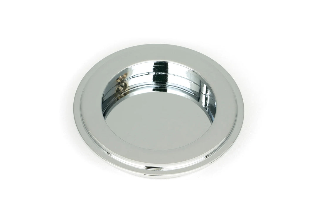 From the Anvil Art Deco Round Flush Pull - 75mm - itfitz