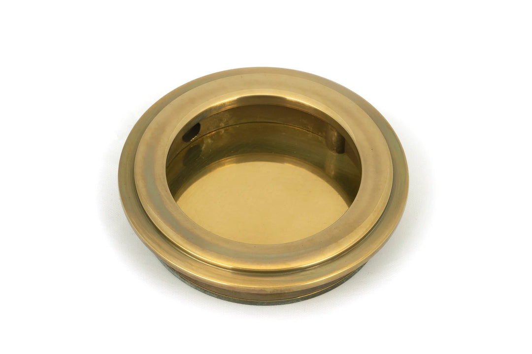From the Anvil Art Deco Round Flush Pull - 60mm - itfitz