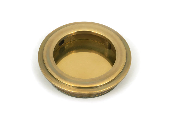 From the Anvil Art Deco Round Flush Pull - 60mm - itfitz