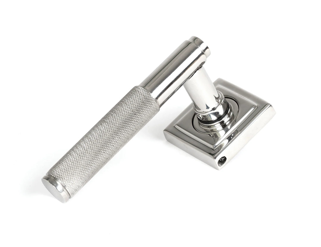 From the Anvil Brompton Lever on Unsprung Square Rose Set - itfitz