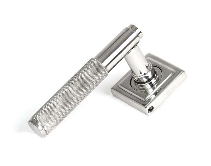 From the Anvil Brompton Lever on Unsprung Square Rose Set - itfitz