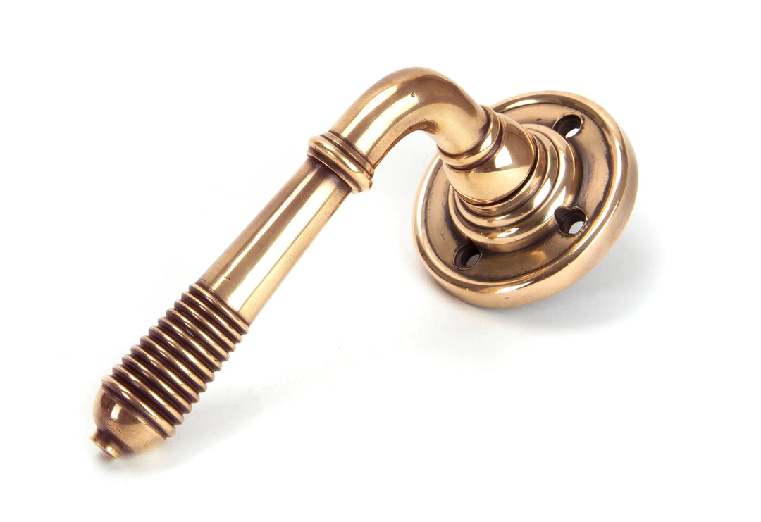 From the Anvil Reeded Lever on Rose