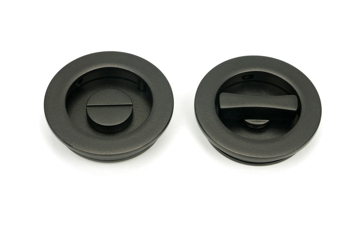 From the Anvil Plain Round Flush Pull Privacy Set - 60mm
