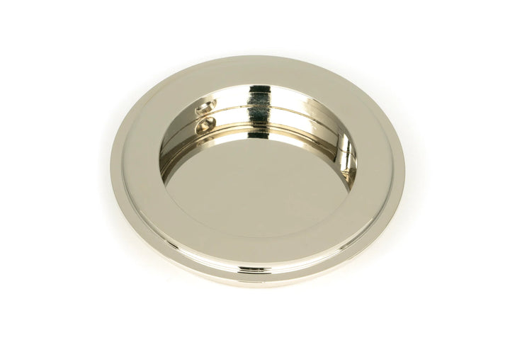 From the Anvil Art Deco Round Flush Pull - 75mm - itfitz