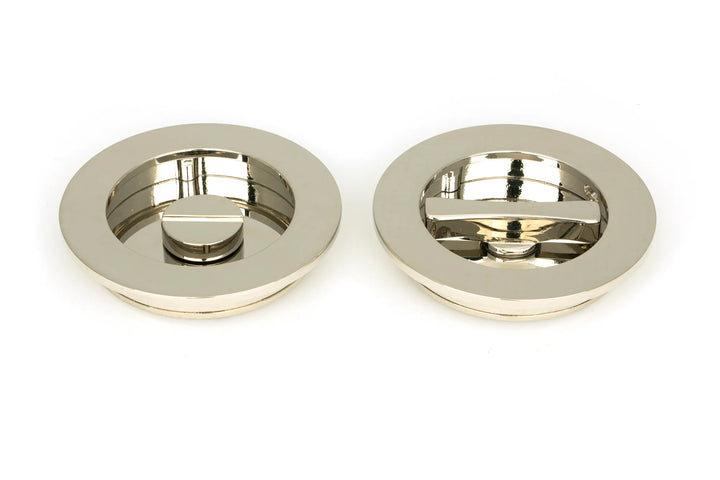 From the Anvil Plain Round Flush Pull Privacy Set - 75mm