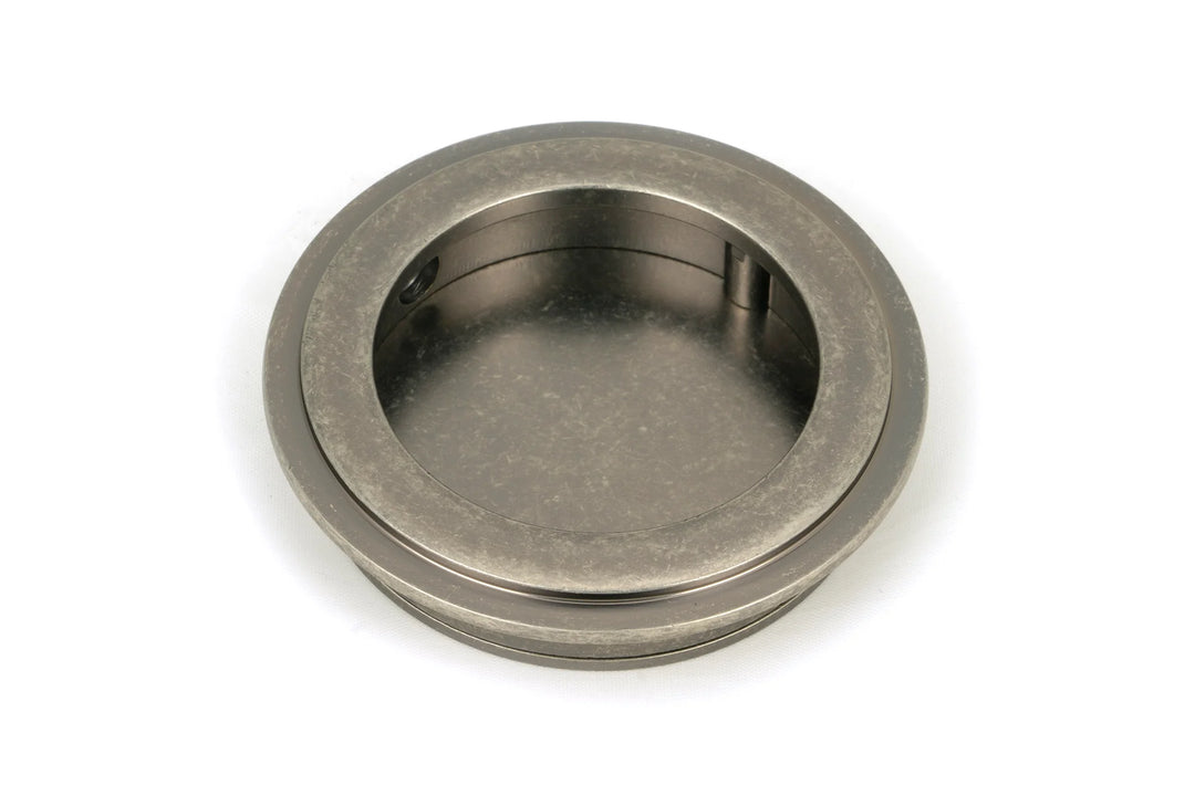 From the Anvil Art Deco Round Flush Pull - 60mm - itfitz
