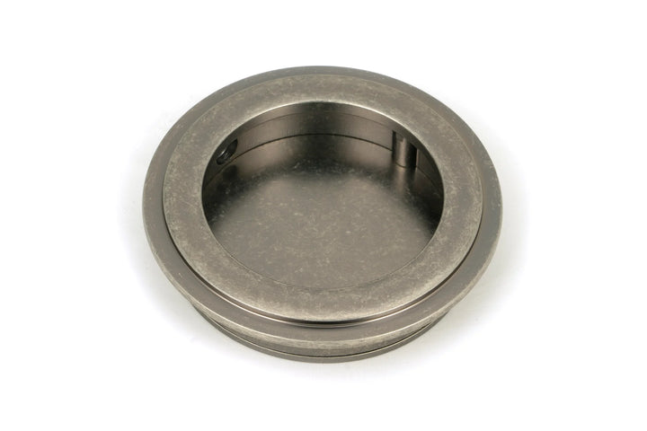 From the Anvil Art Deco Round Flush Pull - 60mm - itfitz
