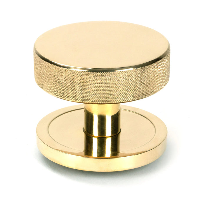 From the Anvil Brompton Centre Door Knob with Plain Rose - itfitz
