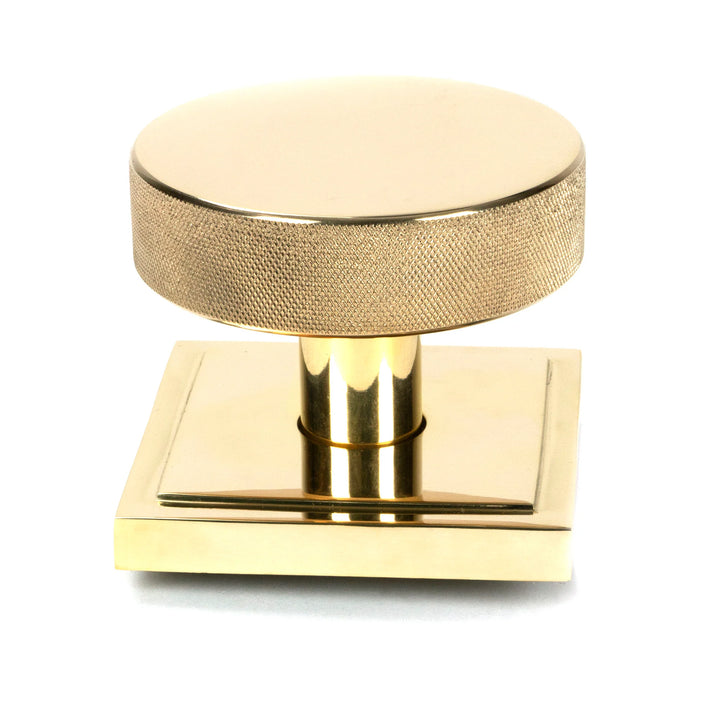 From the Anvil Brompton Centre Door Knob with Square Rose - itfitz