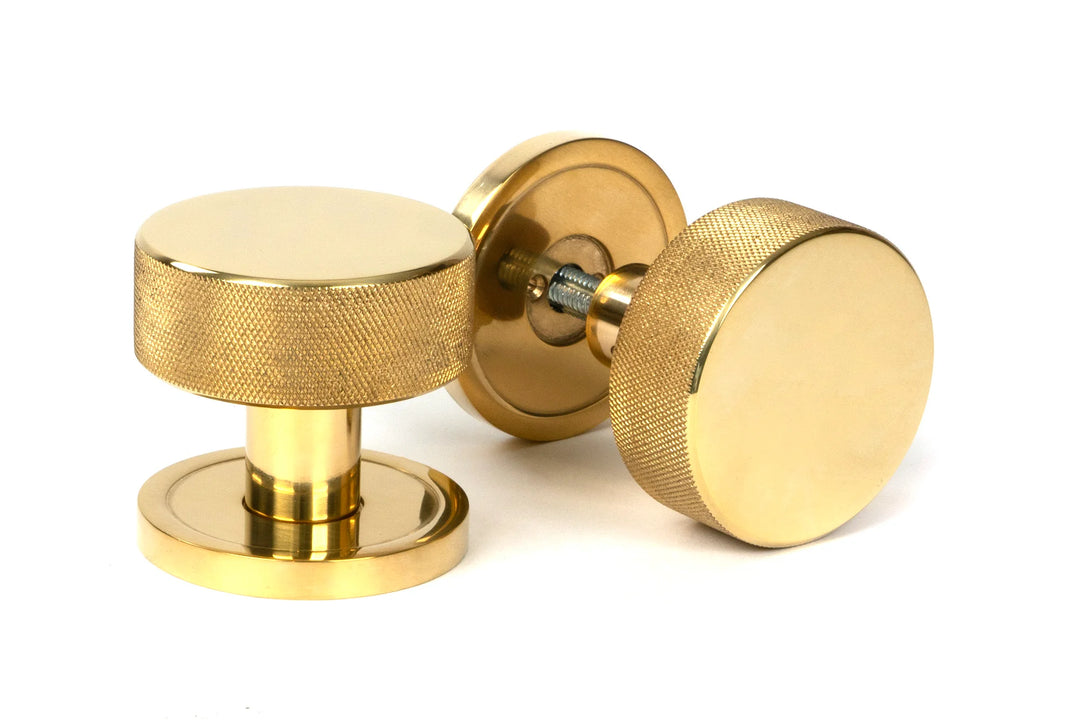 From the Anvil Brompton Mortice/Rim Knob Set with Plain Rose - itfitz