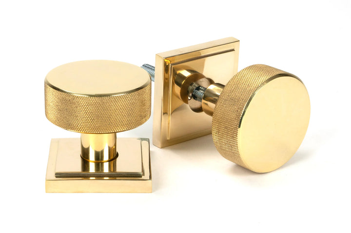 From the Anvil Brompton Mortice/Rim Knob Set with Square Rose - itfitz