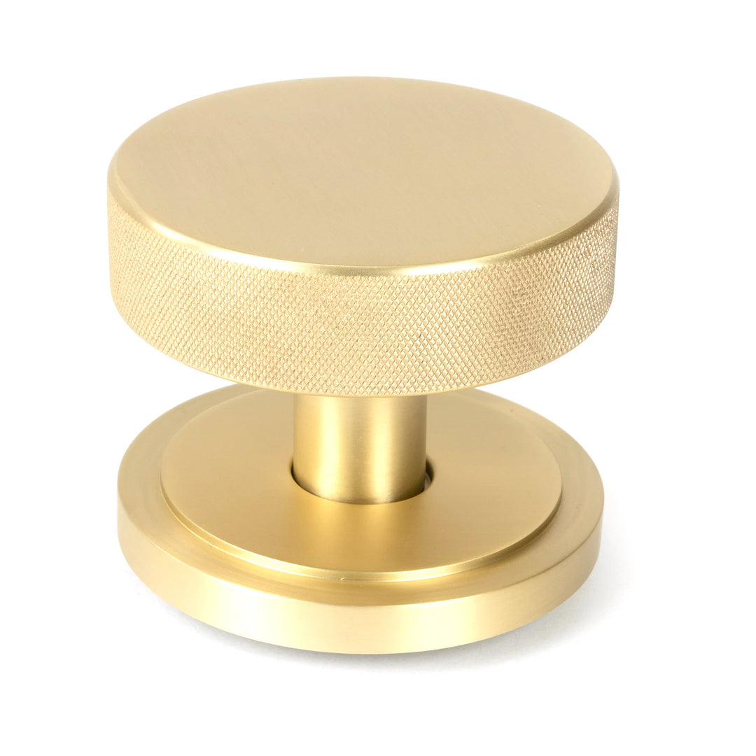 From the Anvil Brompton Centre Door Knob with Art Deco Rose - itfitz