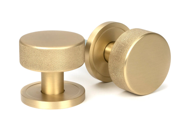 From the Anvil Brompton Mortice/Rim Knob Set with Plain Rose - itfitz