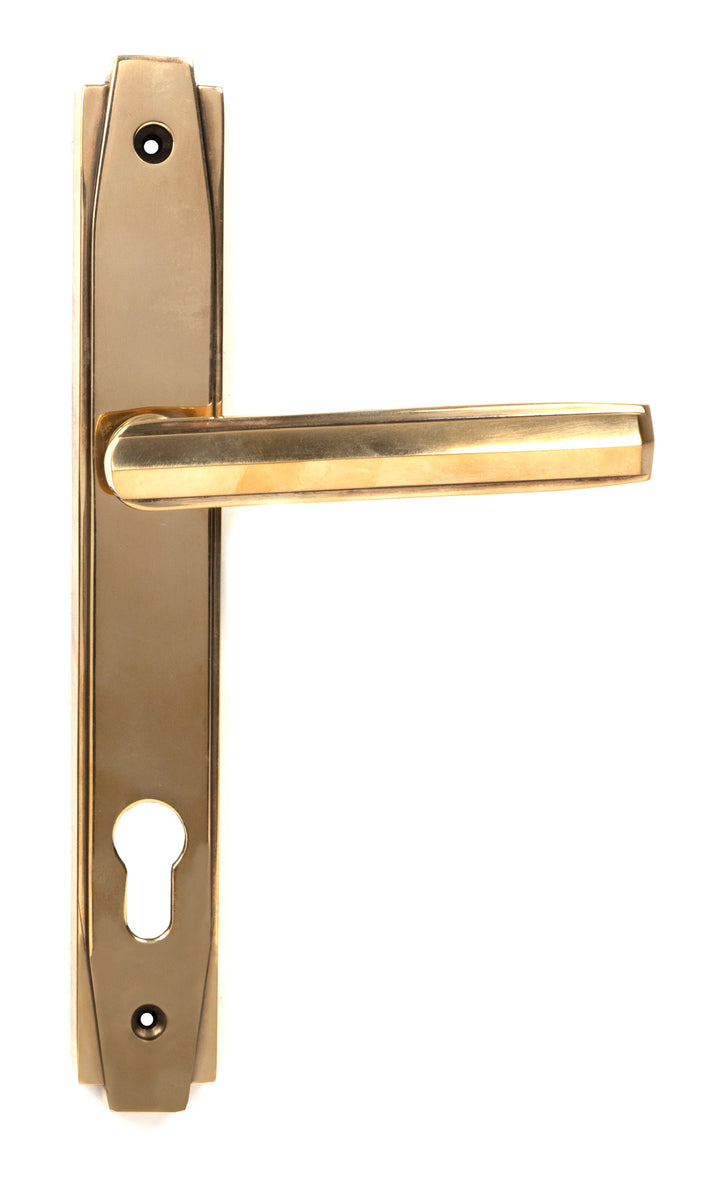 From the Anvil Art Deco Slimline Sprung Lever Espagnolette Lock Set