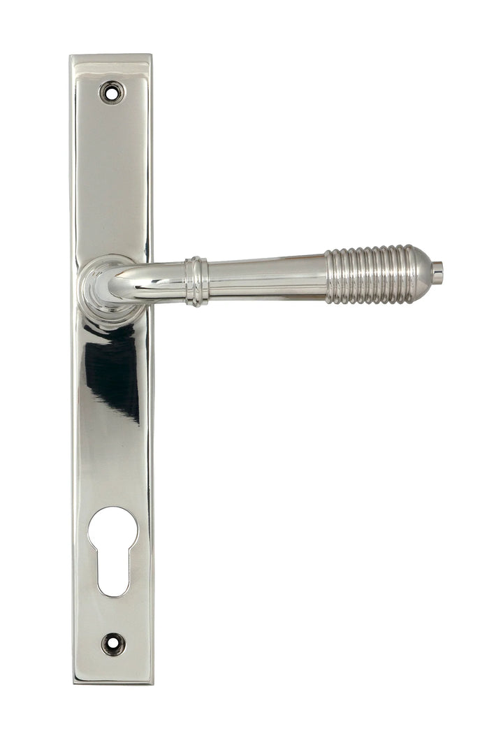From the Anvil Reeded Slimline Lever Espagnolette Lock Set