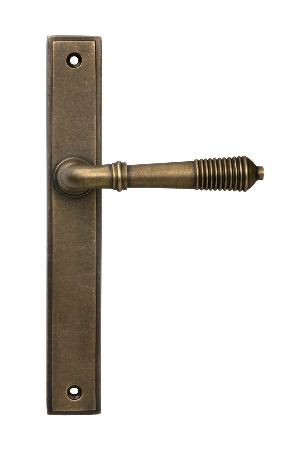 From the Anvil Reeded Slimline Sprung Lever Espagnolette Latch Set - itfitz