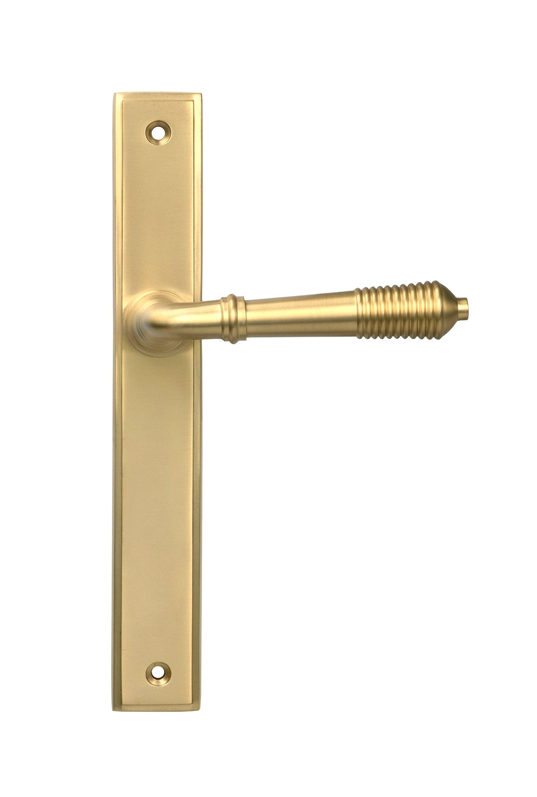 From the Anvil Reeded Slimline Sprung Lever Espagnolette Latch Set - itfitz