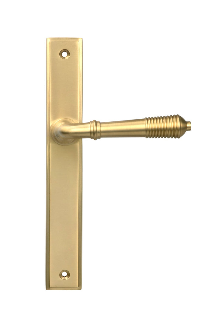From the Anvil Reeded Slimline Sprung Lever Espagnolette Latch Set - itfitz