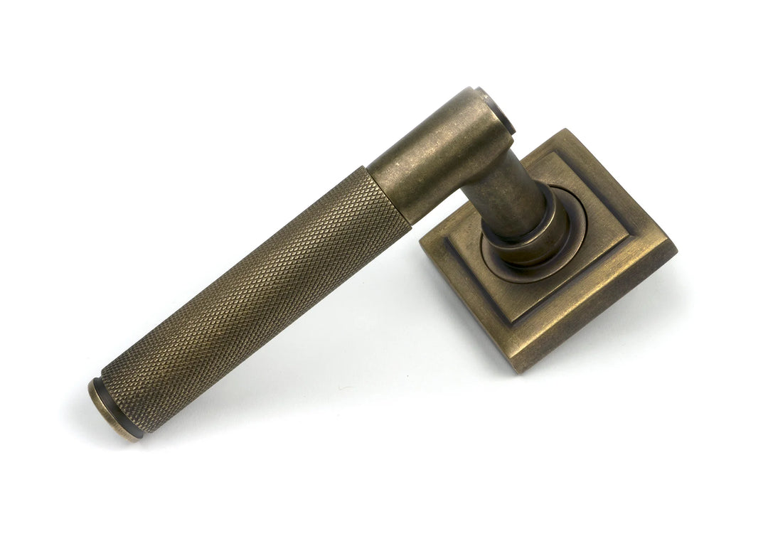 From the Anvil Brompton Lever on Unsprung Square Rose Set - itfitz