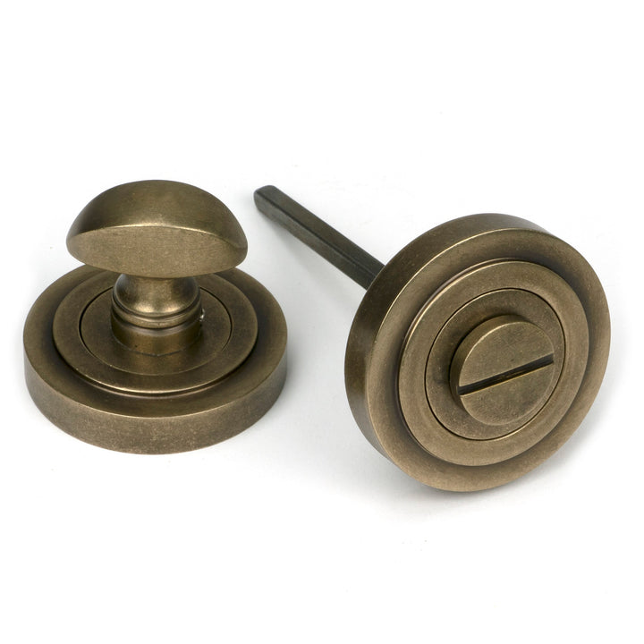 From the Anvil Art Deco Concealed Round Bathroom Thumbturn Release