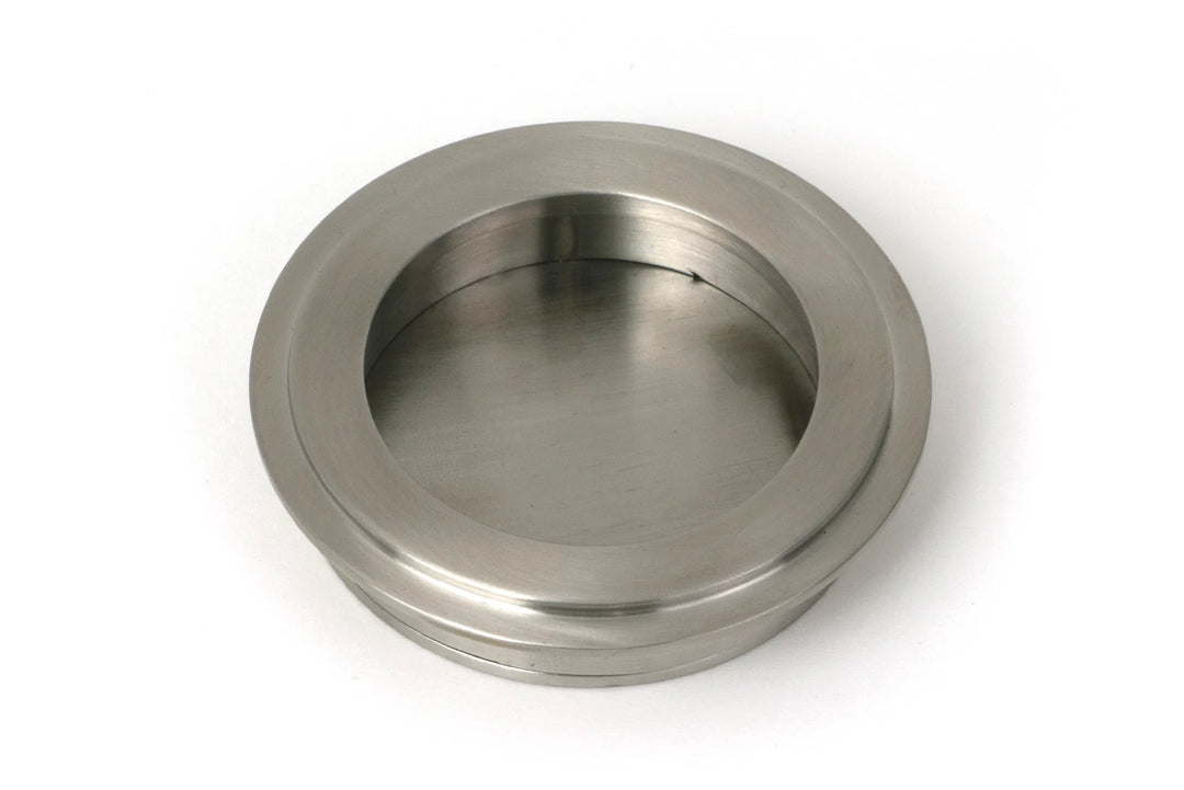 From the Anvil Art Deco Round Flush Pull - 60mm - itfitz