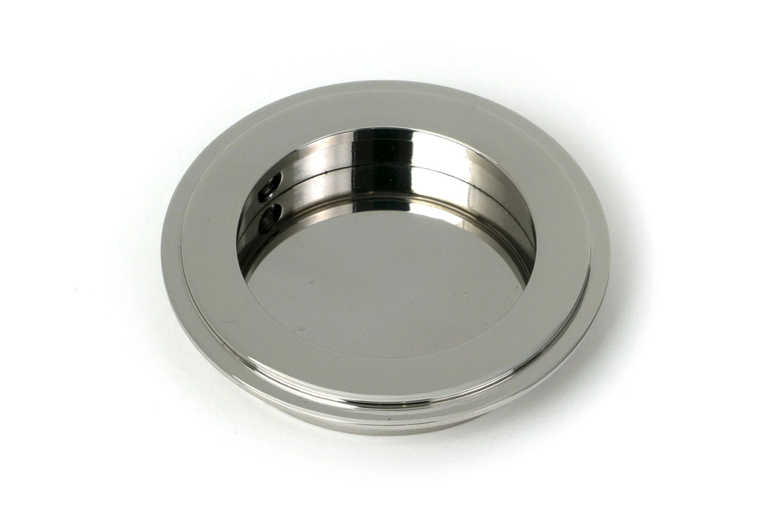 From the Anvil Art Deco Round Flush Pull - 75mm - itfitz