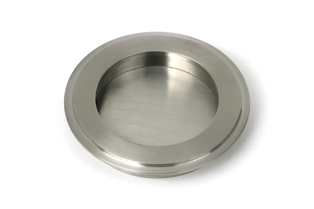 From the Anvil Art Deco Round Flush Pull - 75mm - itfitz