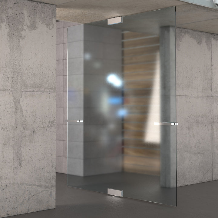 JNF IN.81.206 W 360º 200kgs CAM hydraulic glass door pivot patch set