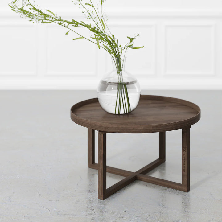 WIREWORKS Round Walnut Coffee Table 66D