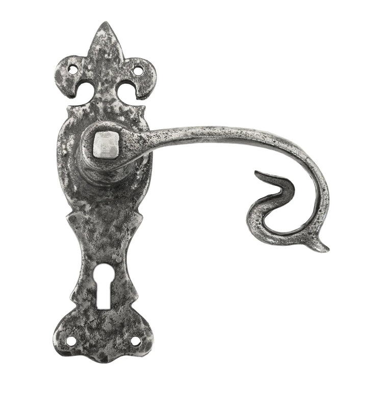 From the Anvil Curly Lever on Plate
