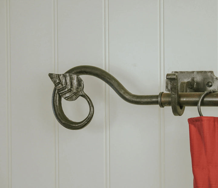 From the Anvil Leaf Curtain Finial