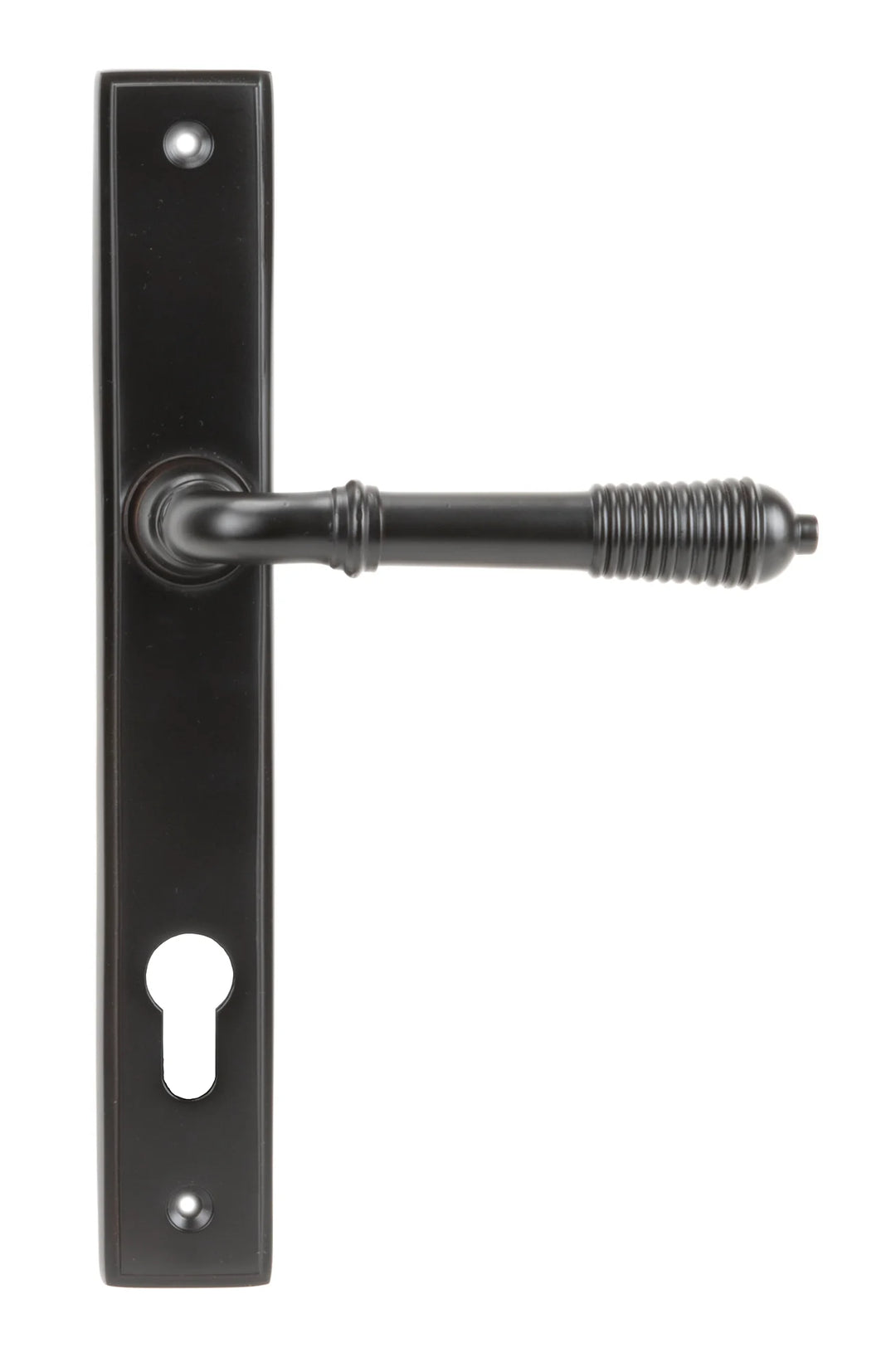 From the Anvil Reeded Slimline Lever Espagnolette Lock Set