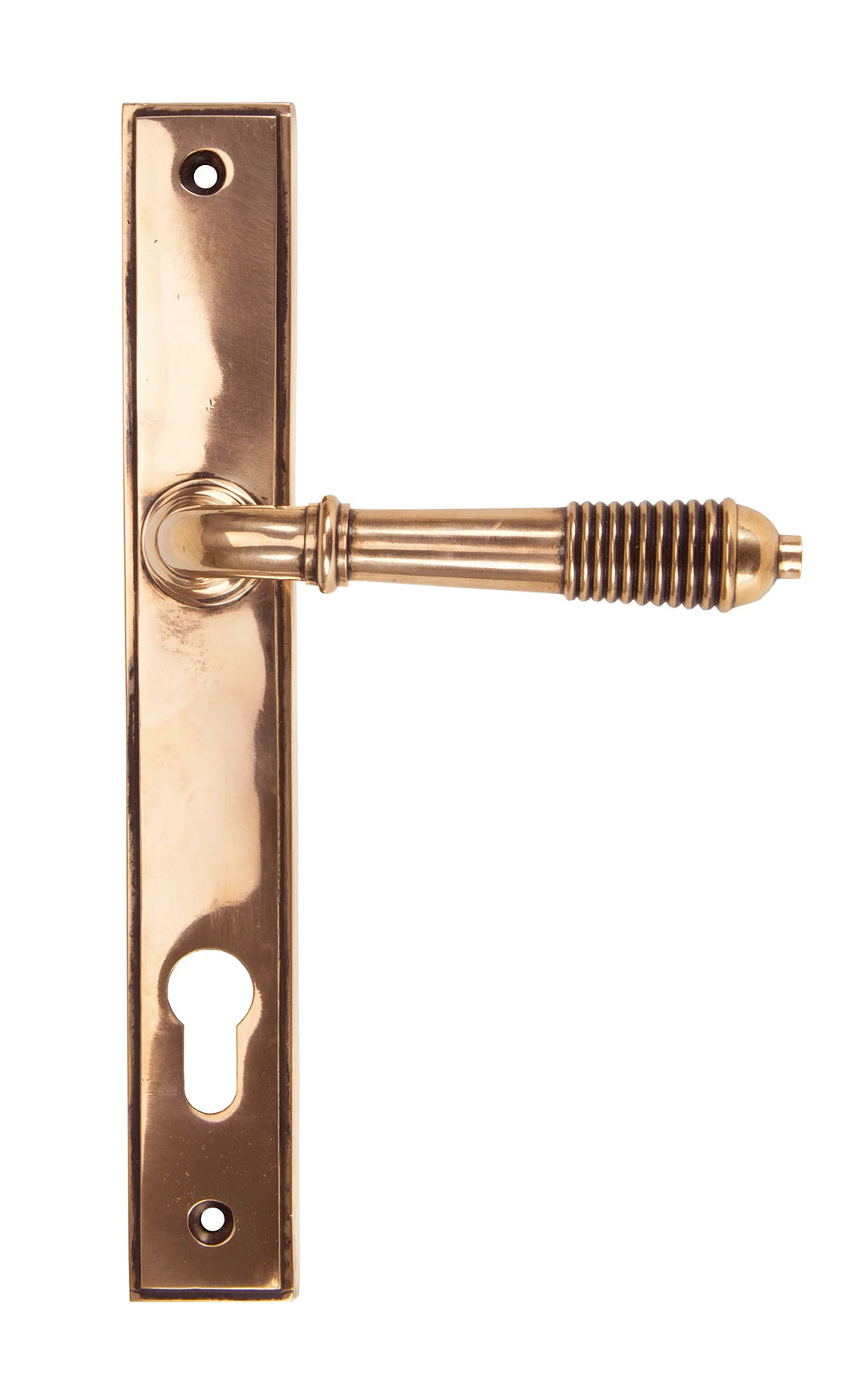 From the Anvil Reeded Slimline Lever Espagnolette Lock Set