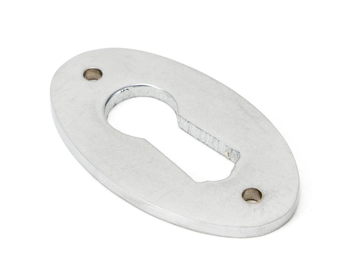 From the Anvil Oval Escutcheon - Without Cover satin chrome - itfitz